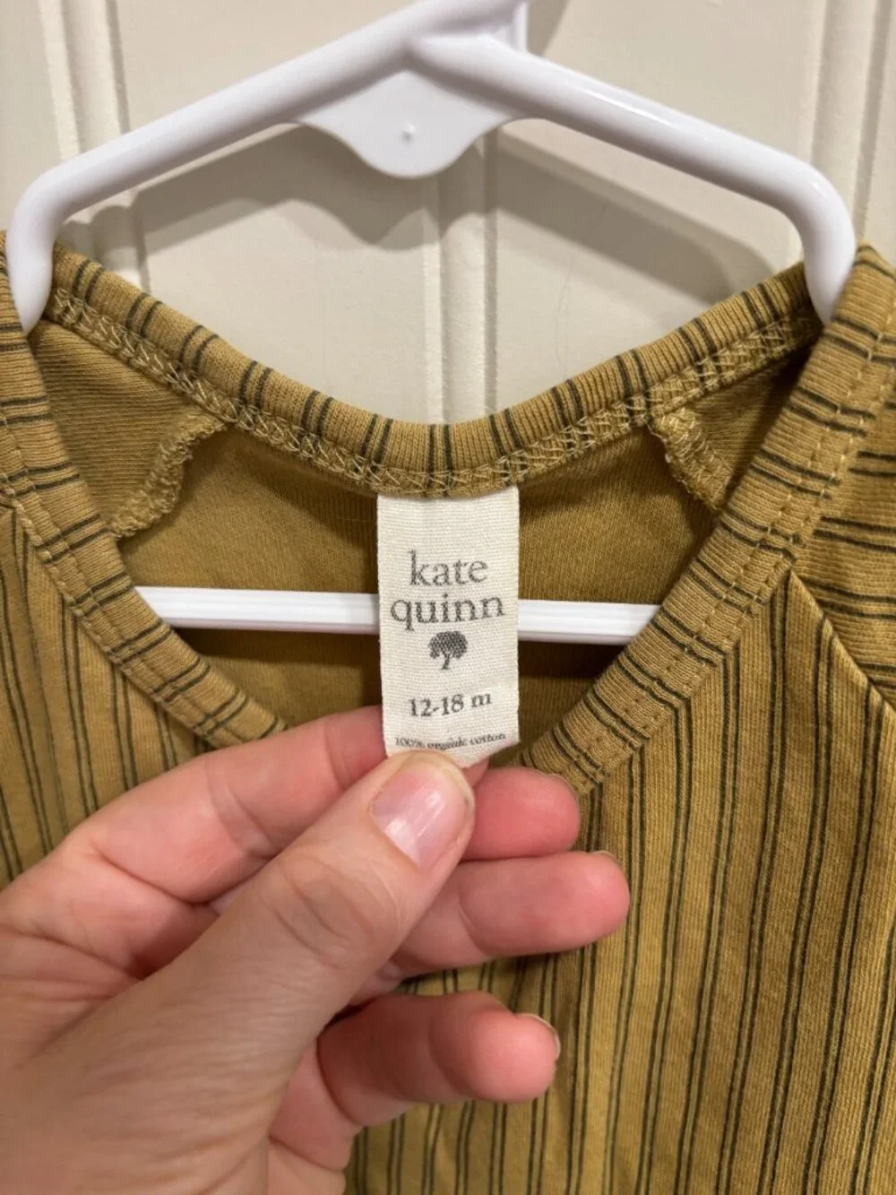 Kate Quinn 100% Cotton Mustard Yellow Kimono Bodysuit